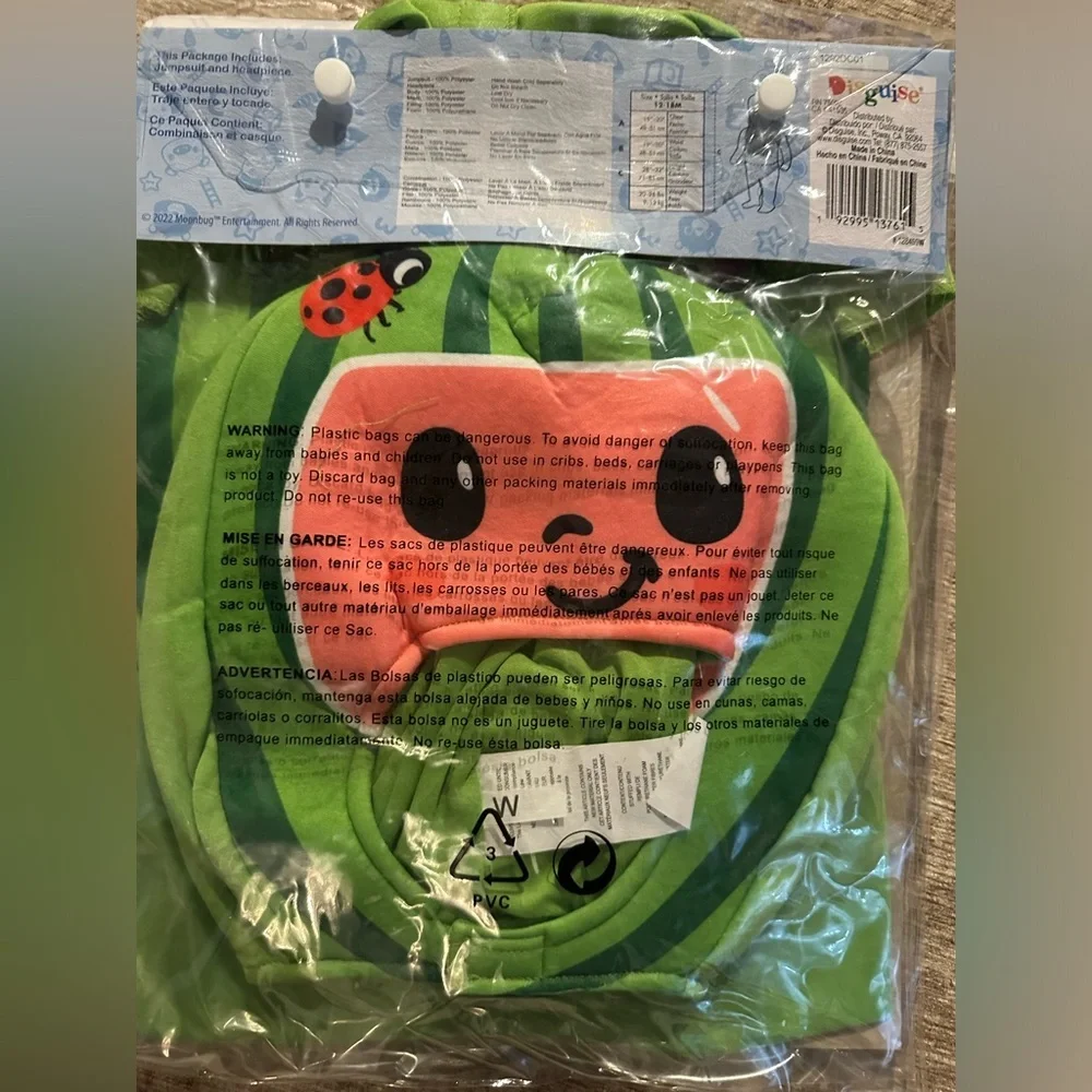 NWT Cocomelon Costume 12-18 months
